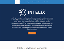 Tablet Screenshot of intelix.pl